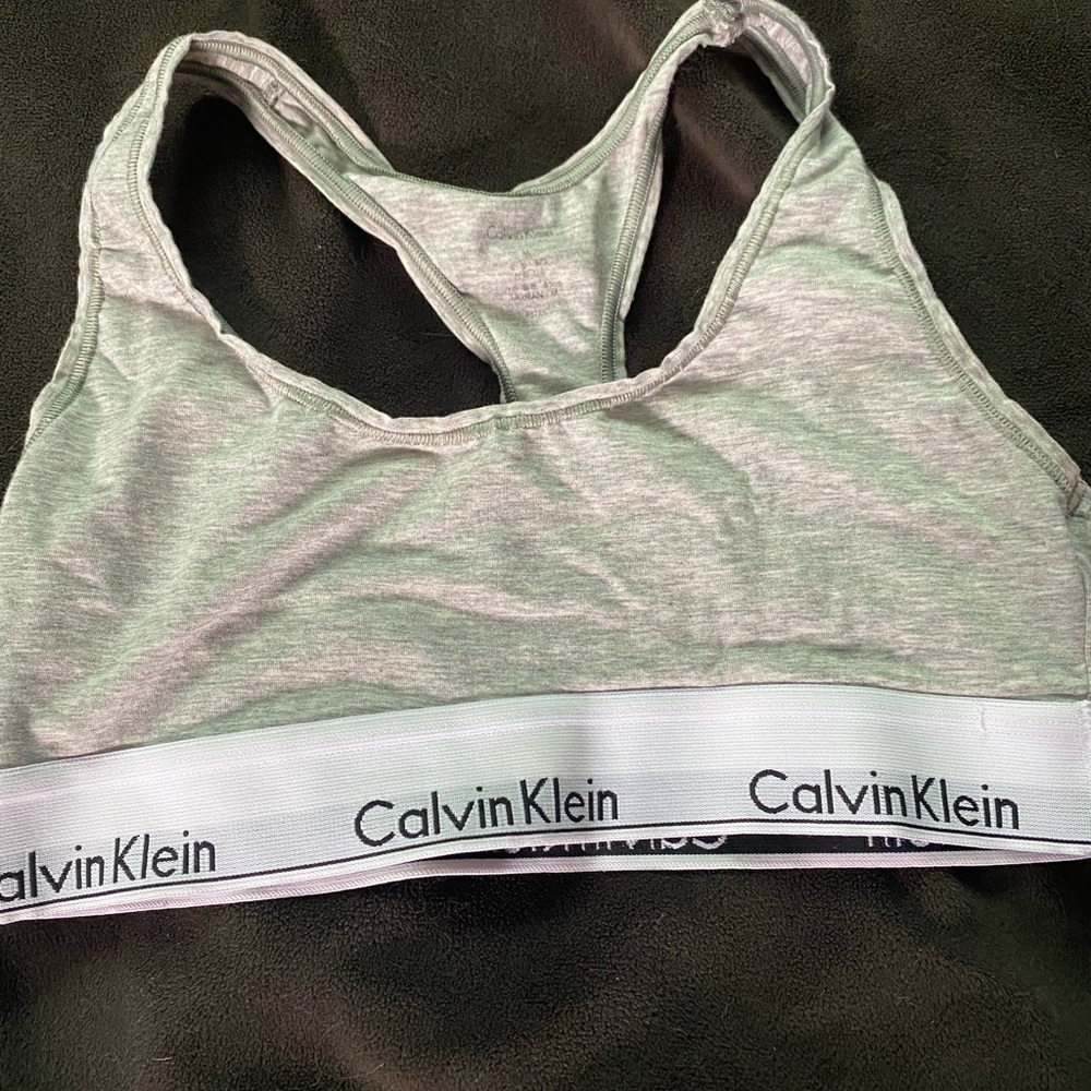 Calvin Klein sports bra.